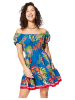 Ipanima Kleid in Blau/ Bunt