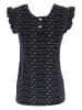 COTONELLA Pyjama in Schwarz/ Hellgrau