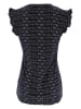 COTONELLA Pyjama in Schwarz/ Hellgrau