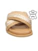 Bullboxer Leder-Hausschuhe in Beige/ Hellbraun
