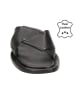 Bullboxer Leder-Hausschuhe in Schwarz