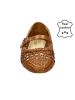 Bullboxer Leder-Ballerinas in Cognac