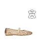 Bullboxer Leder-Ballerinas in Gold