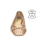 Bullboxer Leder-Ballerinas in Beige