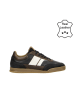 Bullboxer Leren sneakers zwart/bruin/wit