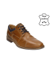 Bullboxer Leder-Schnürschuhe in Cognac