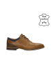 Bullboxer Leder-Schnürschuhe in Cognac