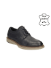 Bullboxer Leder-Schnürschuhe in Dunkelblau