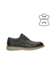 Bullboxer Leder-Schnürschuhe in Dunkelblau