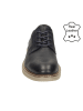 Bullboxer Leder-Schnürschuhe in Dunkelblau