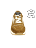 Bullboxer Leren sneakers cognackleurig