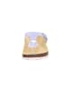 superfit Leren teenslippers blauw/zilverkleurig