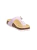 superfit Leder-Zehentrenner in Lila/ Silber