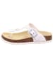superfit Leren teenslippers lichtroze/zilverkleurig