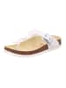 superfit Leren teenslippers lichtroze/zilverkleurig