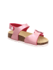 superfit Leder-Sandalen in Rosa