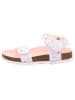 superfit Leder-Sandalen in Weiß