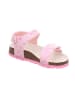 superfit Leder-Sandalen in Rosa