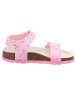 superfit Leder-Sandalen in Rosa