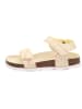 superfit Leder-Sandalen in Gelb