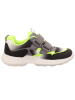 superfit Leder-Sneakers "Rush" in Grau/ Schwarz/ Gelb