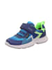 superfit Leder-Sneakers "Rush" in Grün/ Hellblau/ Dunkelblau