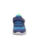 superfit Leren sneakers "Rush" groen/lichtblauw/donkerblauw