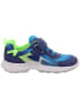 superfit Leder-Sneakers "Rush" in Grün/ Hellblau/ Dunkelblau