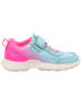 superfit Leder-Sneakers "Rush" in Hellblau/ Pink