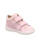 superfit Barfuß Leder-Stiefeletten "Superfree" in Rosa