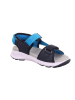 superfit Sandale "Criss cross" in Dunkelblau/ Hellblau