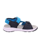 superfit Sandale "Criss cross" in Dunkelblau/ Hellblau