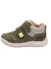 superfit Leder-Stiefeletten "Whaley" in Khaki/ Grau