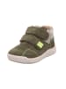 superfit Leder-Stiefeletten "Whaley" in Khaki/ Grau