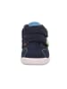 superfit Leder-Stiefeletten "Whaley" in Dunkelblau/ Hellblau