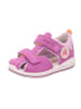 superfit Leder-Halbsandalen "Boomerang" in Lila/ Rosa