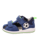 superfit Leder-Halbsandalen "Boomerang" in Blau