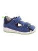superfit Leder-Halbsandalen "Boomerang" in Blau