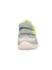 superfit Barfuß Leder-Sneakers "Trace" in Grün/ Weiß