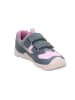 superfit Leren barefootsneakers "Trace" grijs/lichtroze