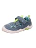 superfit Barfuß Leder-Halbsandalen "Trace" in Blau