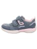 superfit Leder-Sneakers "Storm" in Blau/ Rosa