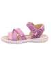 superfit Leder-Sandalen "Sparkle" in Lila
