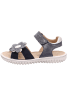 superfit Leder-Sandalen "Sparkle" in Dunkelblau/ Weiß