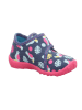 superfit Hausschuhe "Spotty" in Dunkelblau/ Pink