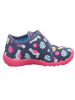 superfit Hausschuhe "Spotty" in Dunkelblau/ Pink