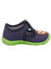 superfit Pantoffels "Spotty" donkerblauw/groen
