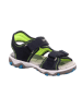 superfit Leder-Sandalen "Mike 3.0" in Schwarz/ Grün