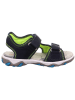 superfit Leder-Sandalen "Mike 3.0" in Schwarz/ Grün