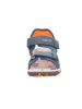 superfit Leder-Sandalen "Mike 3.0" in Grau/ Blau/ Orange